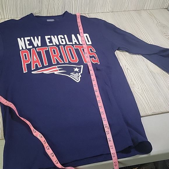 NFL New England Patriots Long Sleeve Tee Shirt Mens Size Medium NWT - Picture 7 of 9
